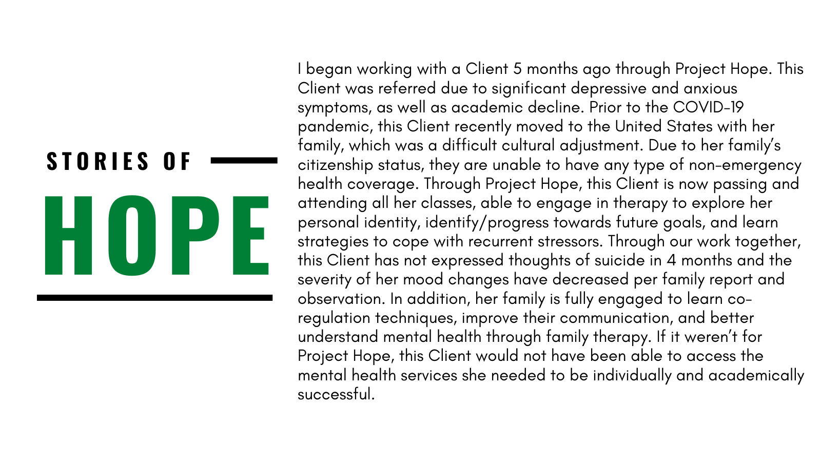 Stories of HOPE 5